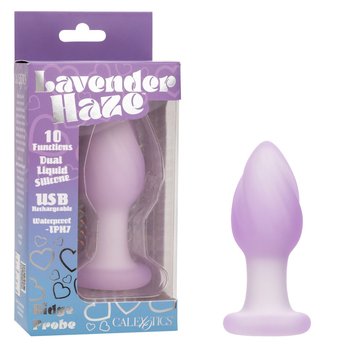 Lavender Haze Ridge Probe – Slim 3.75 Inch Ridged Vibrating Butt Plug > Anal Range > Vibrating Butt Plugs