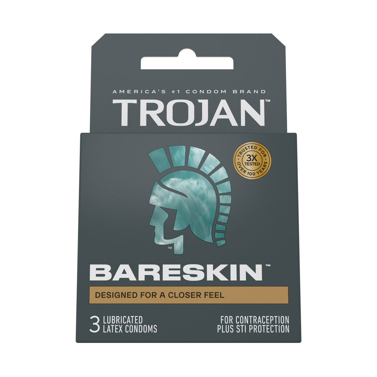 Trojan Sensitivity Bareskin Lubricated Condoms - 3 Pack Default Title > Essentials > Condoms