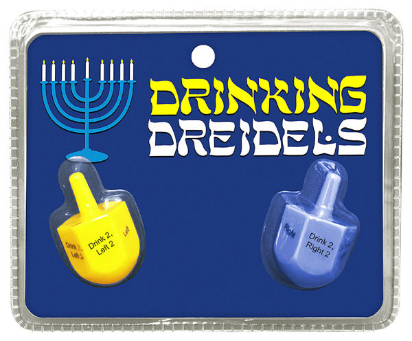 Drinking Dreidels Holiday Game – Fast-Paced Drinking Game Blue Games