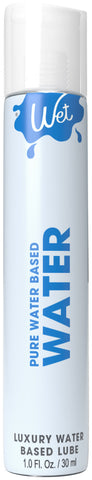 Wet Water Luxury Water-Based Lubricant 1 Oz Adult Intimacy Default Title Water Based Lube