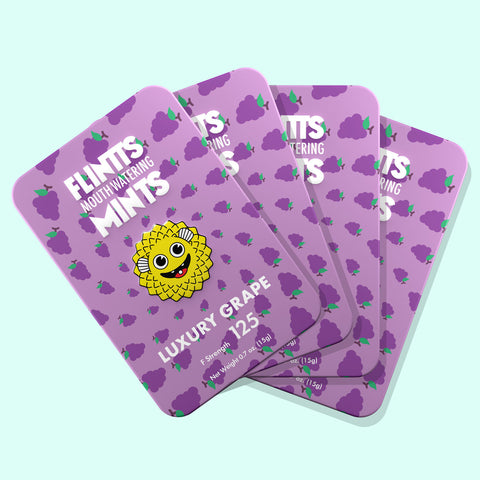 Flintts Luxury Grape Mints for Mouthwatering Intimacy Care Oral Gels & Sprays