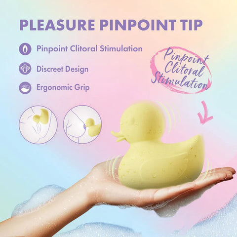 Splash Mini Vibrator Yellow With 10 Modes For Targeted Stimulation STIMULATORS