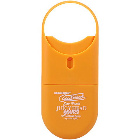GoodHead JuicyHead Sour Peach Dry Mouth Spray for Intimacy Oral Gels & Sprays