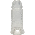 Titanmen Cock Sleeve with Ball Strap Clear 4.5 Inch Sleeve > Sex Toys For Men > Penis Sleeves