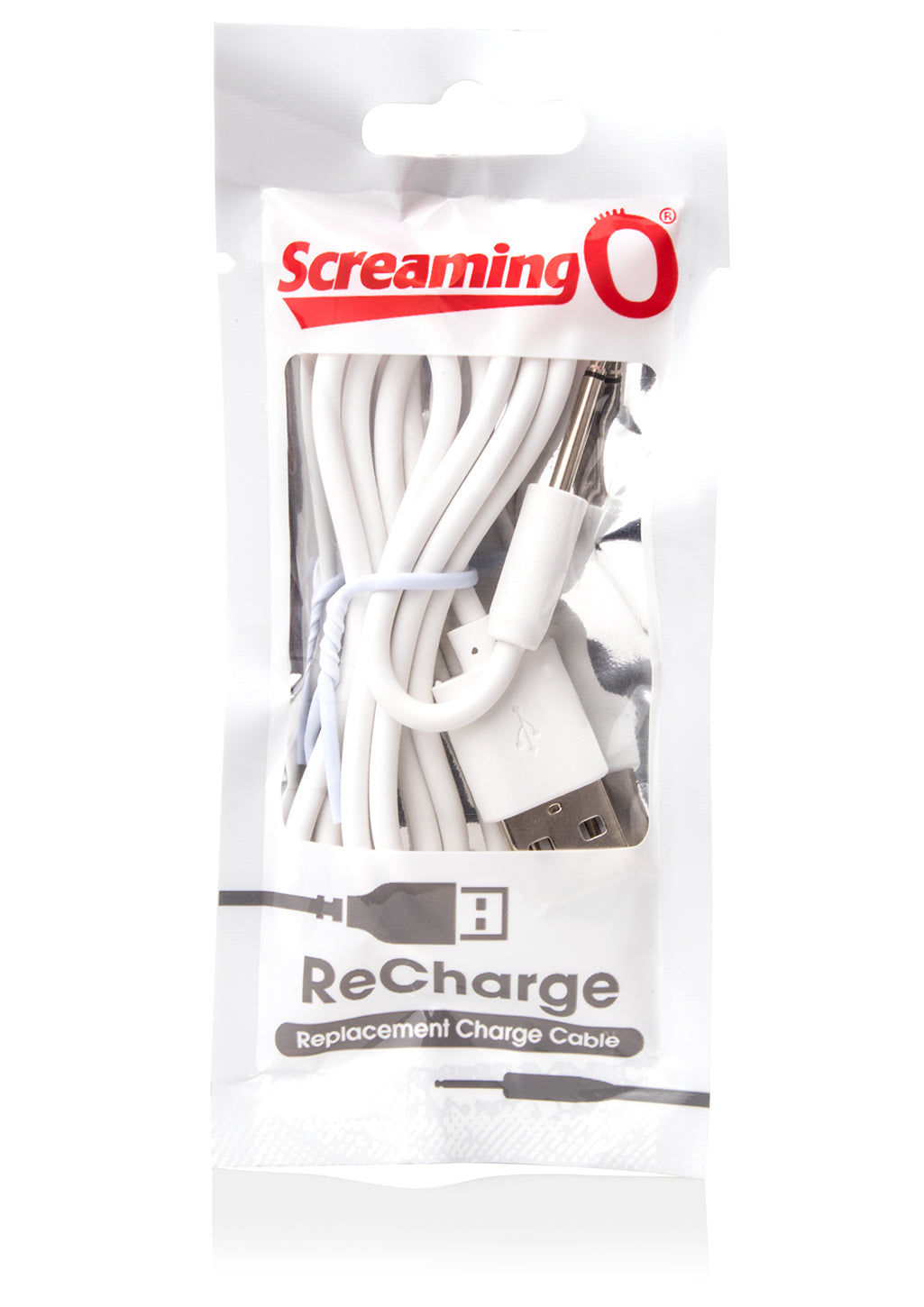 Recharge Charging Cable for Screaming O Adult Intimacy Devices White Vibrators
