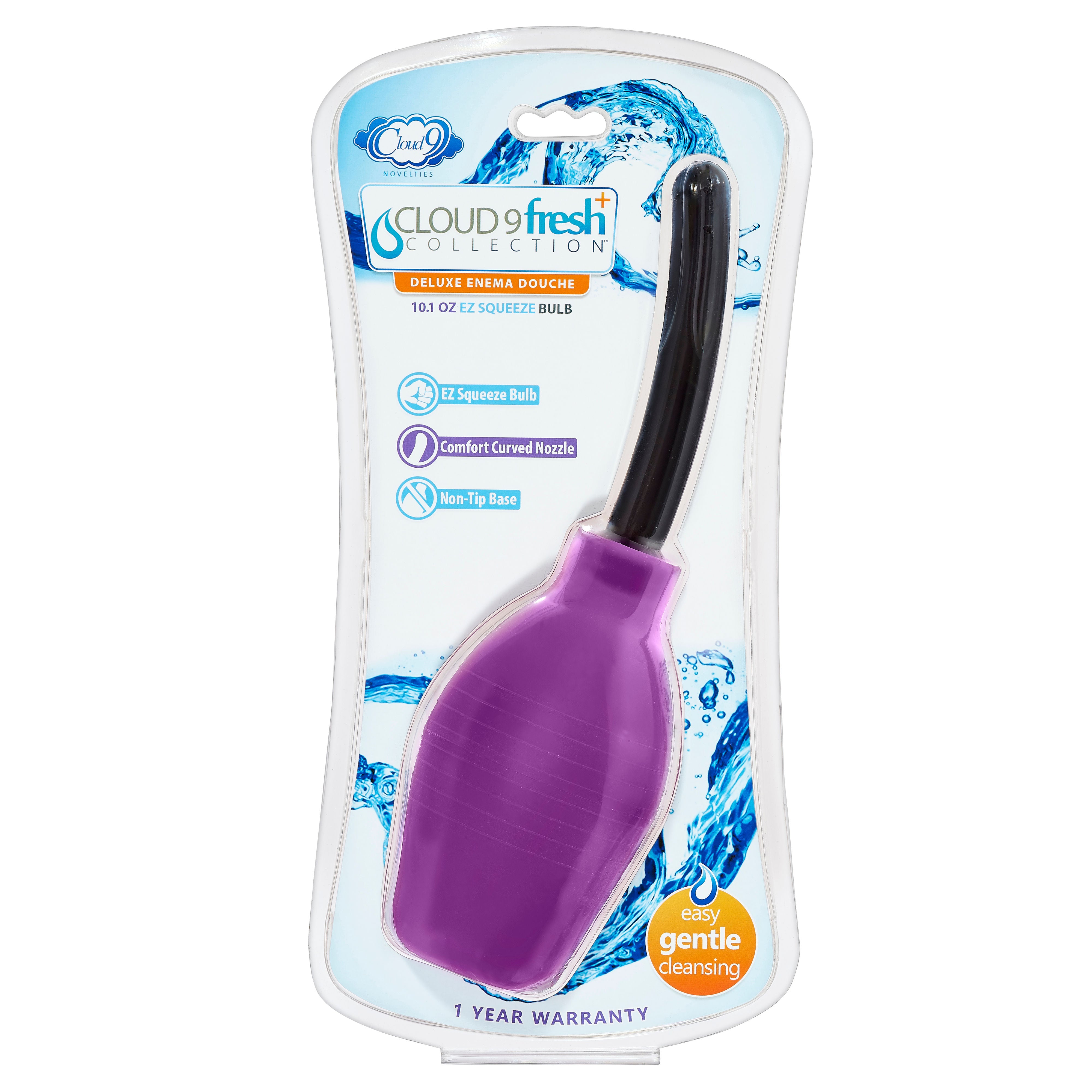 Fresh Plus Deluxe Enema Douche with Soft Tip Bulb 10.1 Oz Douches