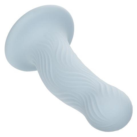 Wave Rider Blue Foam Probe with Wavy Texture for Pleasure Dongs Neutral
