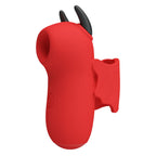 Magic Devil Finger Vibrator (Pink) – Rechargeable Silicone Mini Vibrator Red > Vibrators > Finger Vibrators