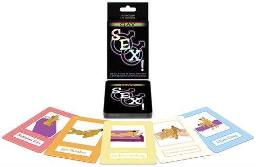 Gay Sex Card Game – Color-Coded Intensity Foreplay and Position Card Game Default Title > Novelties > Games