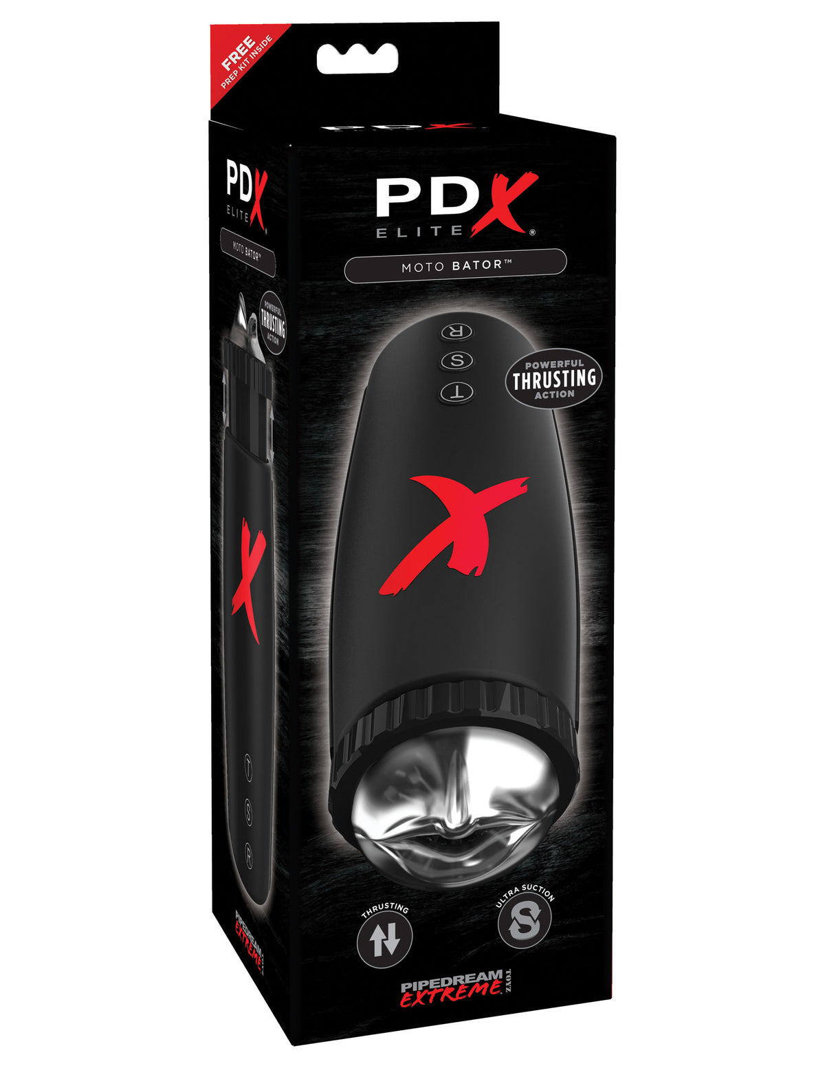 Pdx Elite Moto-Bator – Thrusting Male Masturbation Sleeve With Suction and Stimulating Nubs > Sex Toys For Men > Masturbators > Vibrating