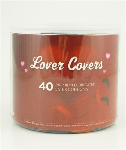 Lover Covers - 40 Count Condom Jar