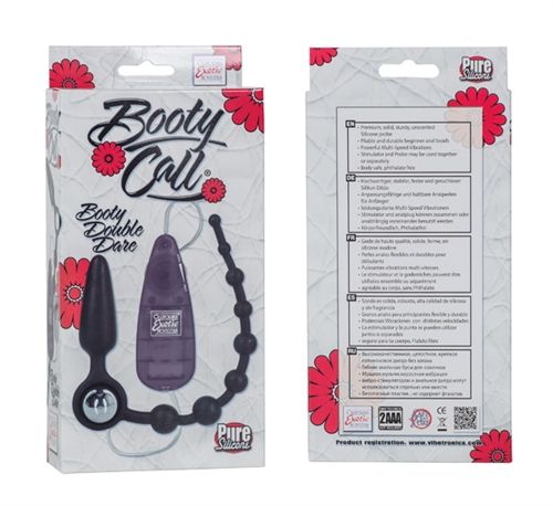 Booty Call Booty Double Dare - Black Beads
