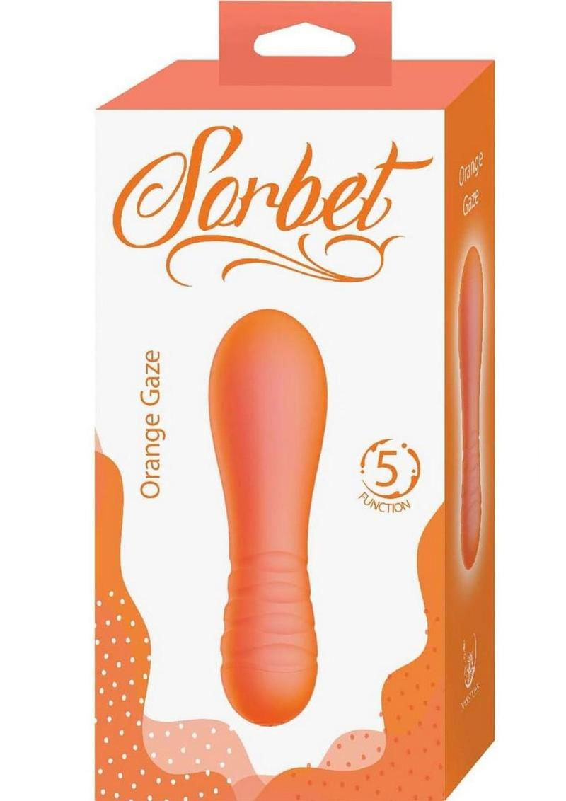 Nasstoys Orange Glaze – Vibrant Silicone Bullet Vibrator With Textured Handle > Vibrators > Mini Vibrators