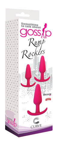 Gossip Rump Rockers Magenta Anal Plug Trainer Set Silicone > Anal Range > Butt Plug Kits