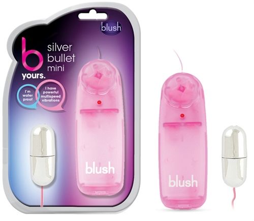 Blush Silver Mini Bullet Vibrator Pearl Pink Compact Adult Toy BULLETS