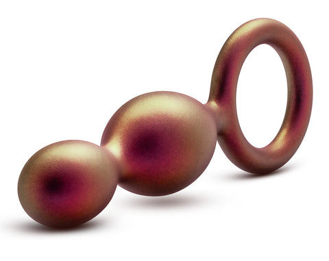 Anal Adventures Duo Loop Plug Copper Adult Anal Toy Butt Plugs