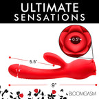 Blooming Bunny Silicone Rabbit Vibrator with Sucking Thrust > Sex Toys For Ladies > Clitoral Vibrators and Stimulators