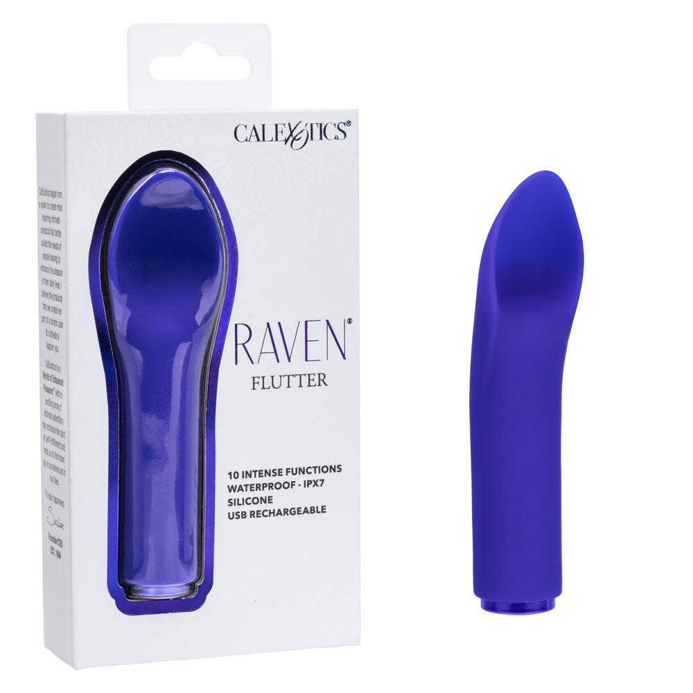 RavenFlutter (Purple) – Compact Silicone Mini Massager Vibrators