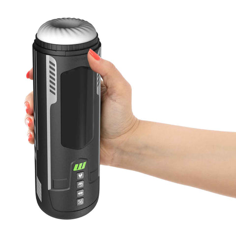 M for Men Master Blaster Automatic Male Masturbator Black Strokers - Manual