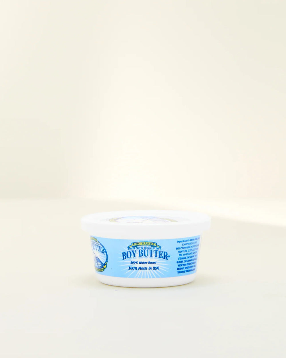Boy Butter H2O Water-Based Personal Lubricant Cream 4oz Tub Default Title > Lube > Water Based