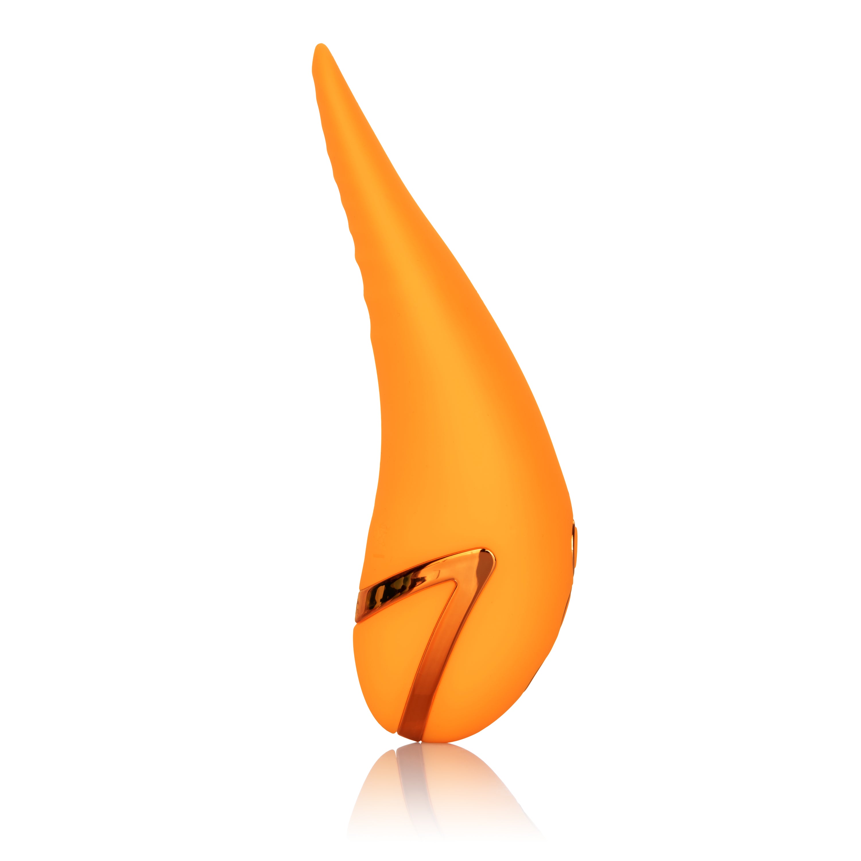 California Dreaming Hollywood Hottie Orange Mini Massager with 10 Vibration Functions and USB Rechargeable Vibrators
