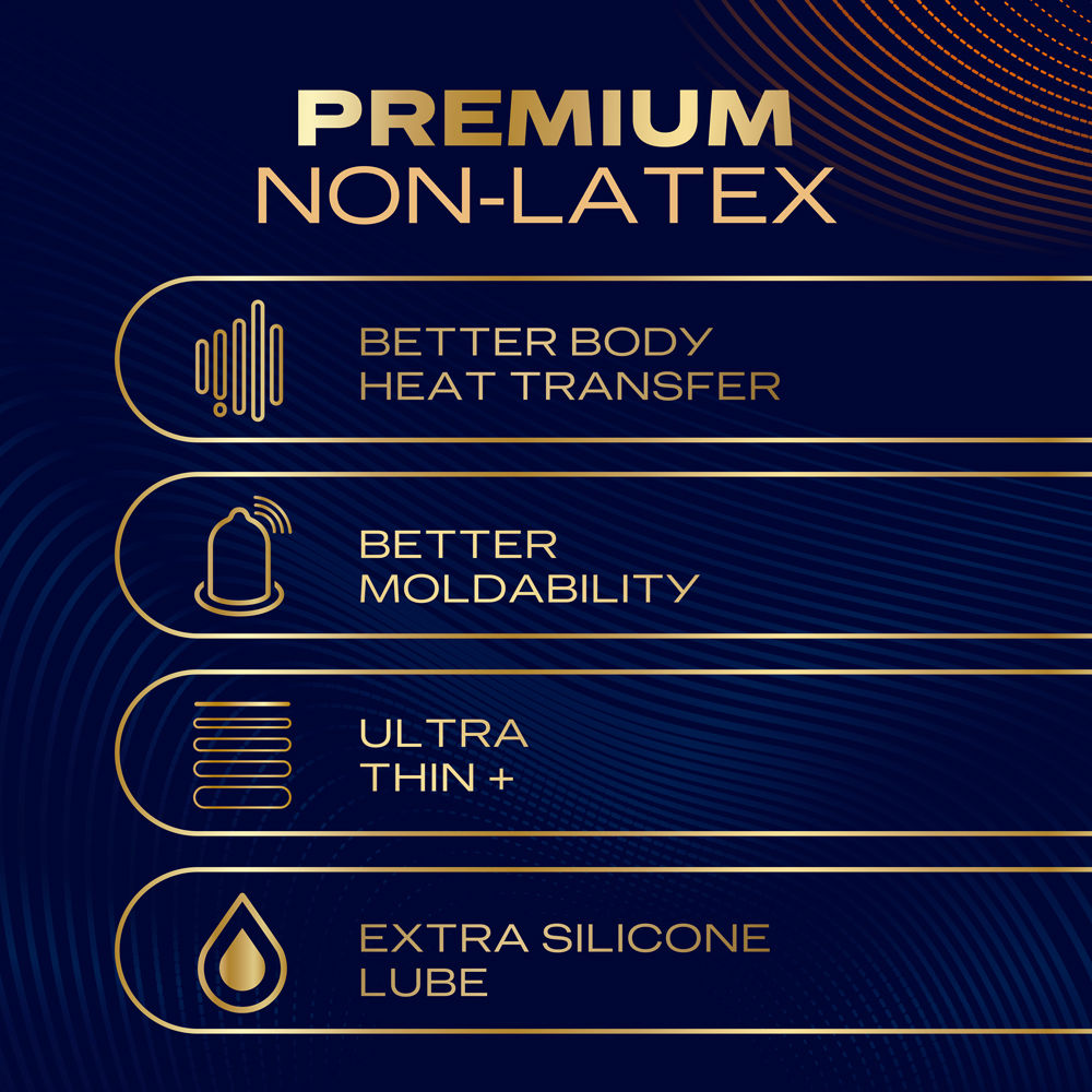 Durex Intense Ultra Thin Nitrile Condoms 10 Pack Sensitive Condoms