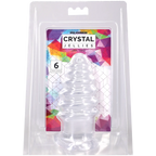 Crystal Jellies Anal Twist - 6 / 7 Inch Soft Flexible Anal Stimulator Clear > Anal Range > Anal Probes