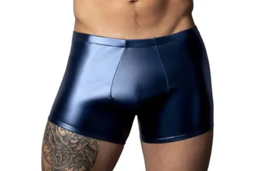 Liquid Onyx 2.0 Short Large – Men’s Wet Look Underwear Blue Large > Clothes > Mens Briefs