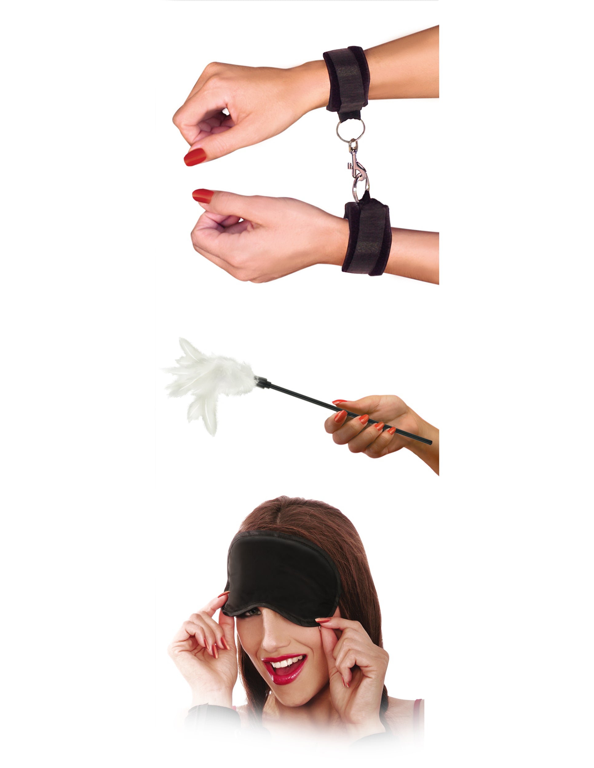 Fetish Fantasy Series Sensual Seduction Kit Three Piece Set Secondary image