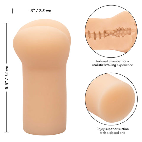 Cheap Thrills - The Glory Hole Masturbation Stroker 5.5 Inch Ultra-Soft Pure Skin Material Compact Size Strokers - Manual