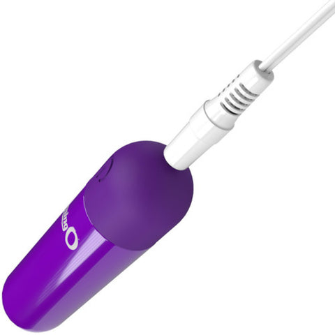 Screaming O Rechargeable Bullets Purple Compact Waterproof Mini Vibrator with 3 Speeds and Pulse Pattern BULLETS