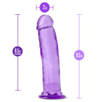 B Yours Plus Thrill N Drill (Purple) – Soft Realistic Dildo 8.5" Purple > Dildos > Realistic Dildos