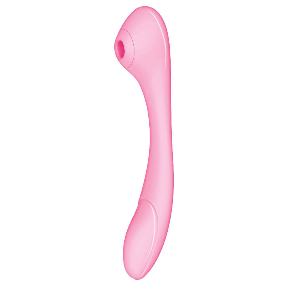 Blaze Bendable Suction Massager Pink Wireless Adult Vibrator Pink Suction Stimulator