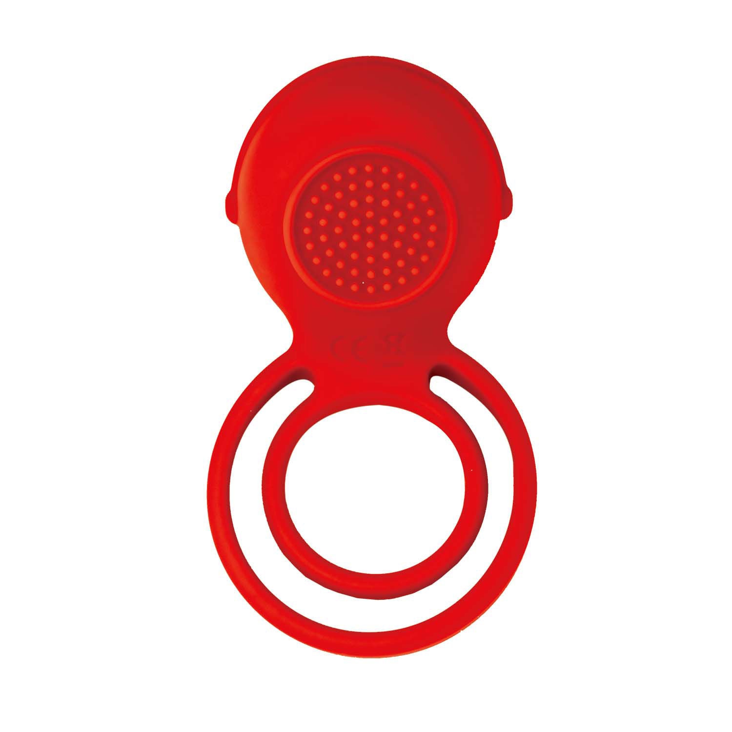 Nasstoys Ultimate Vibrating Cock Ring with Nub Stimulator Blue Red Cock Rings Vibrating