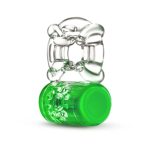 Play With Me Pleaser (Neon Green) – Rechargeable C-Ring Cock Rings Vibrating