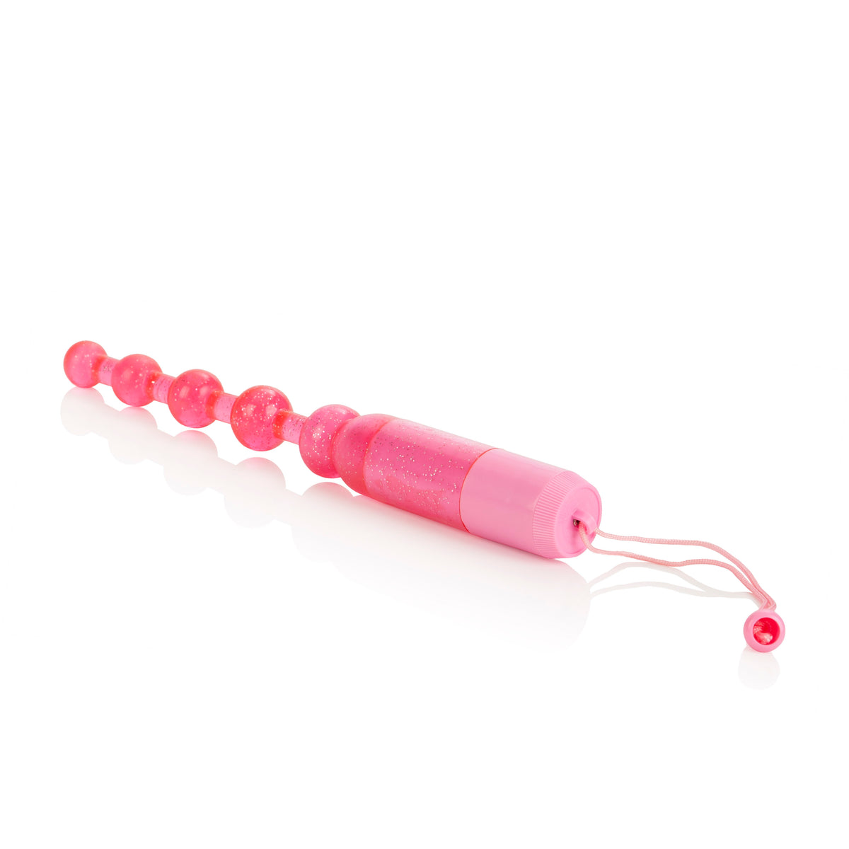 CalExotics Pink Vibrating Pleasure Beads with Beaded Shaft > Anal Range > Anal Beads