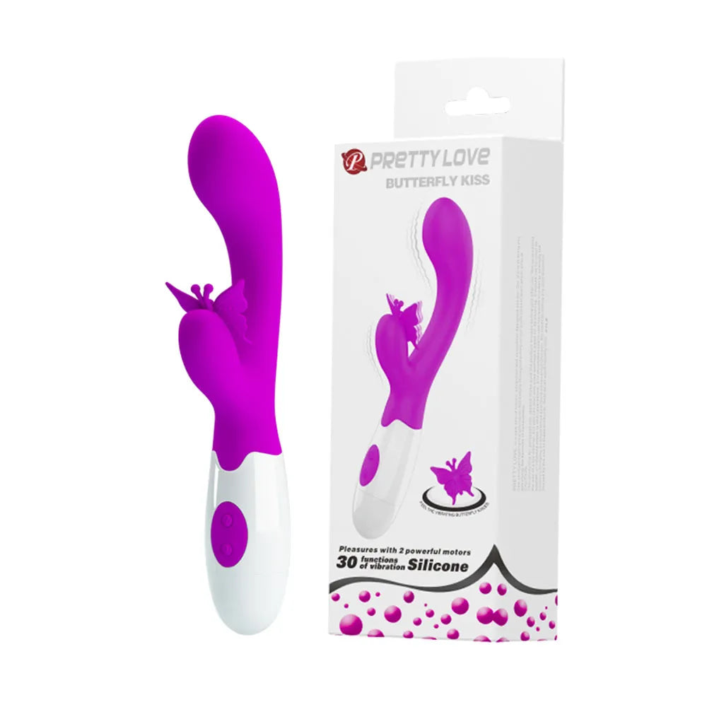 Pretty Love Butterfly Kiss Clitoral Stimulation Vibrator > Vibrators > Ladies > Rabbit
