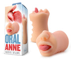 Blush Oral Anne Male Masturbator with Vanilla Scent White > Sex Toys For Men > Masturbators > Manual