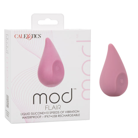 Mod Flair Pink Rechargeable Clitoral Massager for Intense Pleasure Finger Stimulator