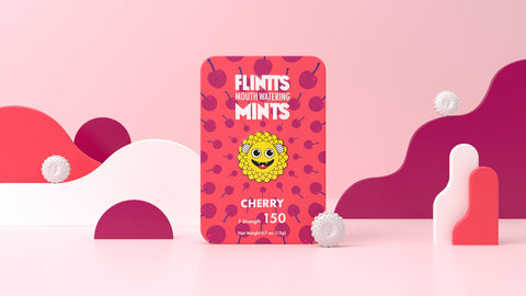 Flintts Cherry Mouth Watering Mints for Adult Intimacy Care Oral Gels & Sprays