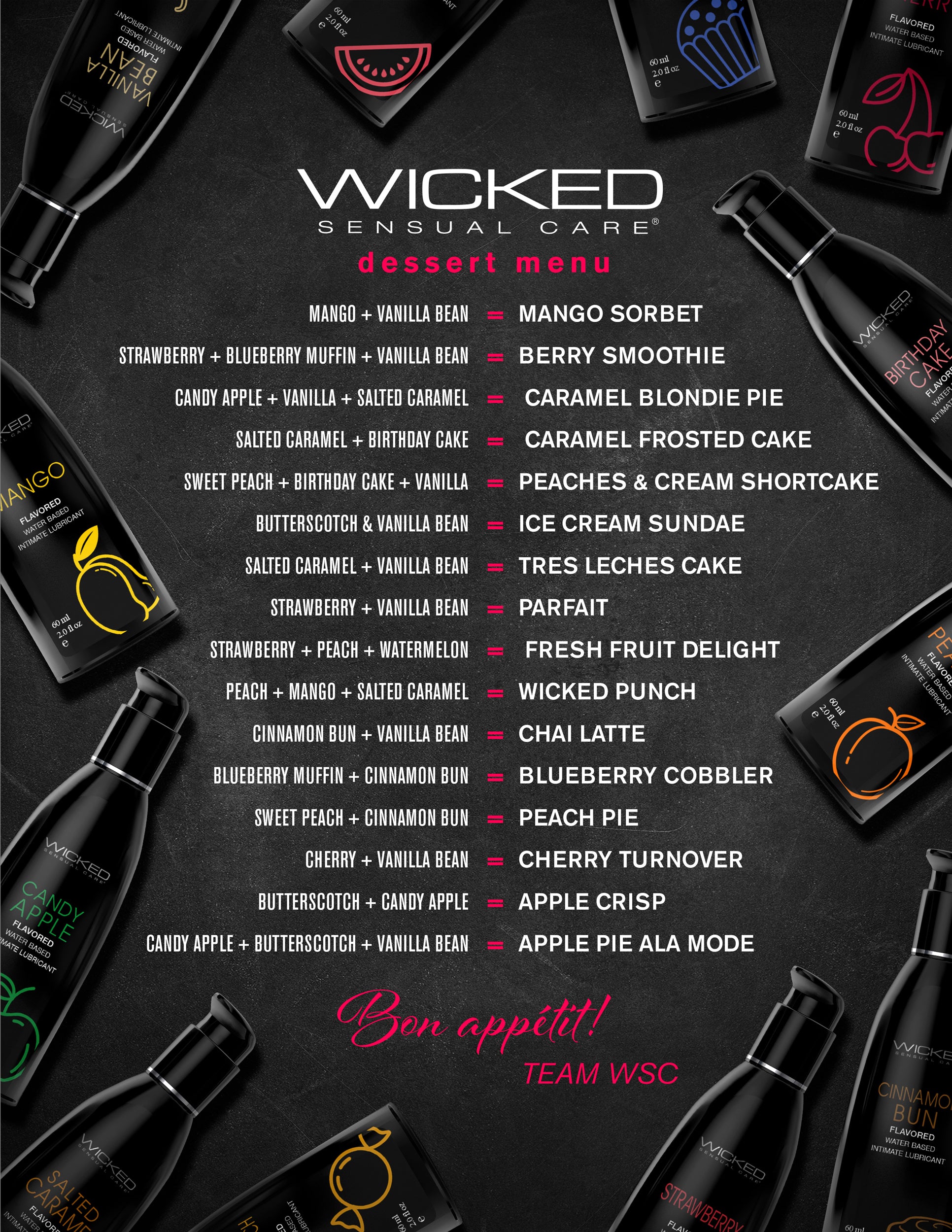 Wicked Aqua Blueberry Muffin 60 ml Water Based Lubricant Flavoured Lube