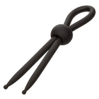 Alpha Liquid Silicone Lasso Ring Black Adjustable Size Stretchy Enhancer > Cock Ring > Adjustable