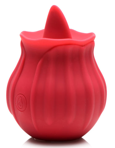 Bloomgasm Wild Violet Rechargeable Clit Stimulator Toy Red STIMULATORS