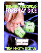 Foreplay Dice (Spanish Version) – Glow in the Dark Adult Game Default Title > Novelties > Games