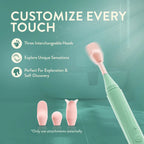 Blush Sage (Green) – Luxury Oscillating Wand Vibrator > Vibrators > Ladies > Clitoral Vibrators and Stimulators