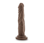 Dr Carter 7 Inch Silicone Dong with Suction Cup Chocolate > Dildos > Realistic Dildos