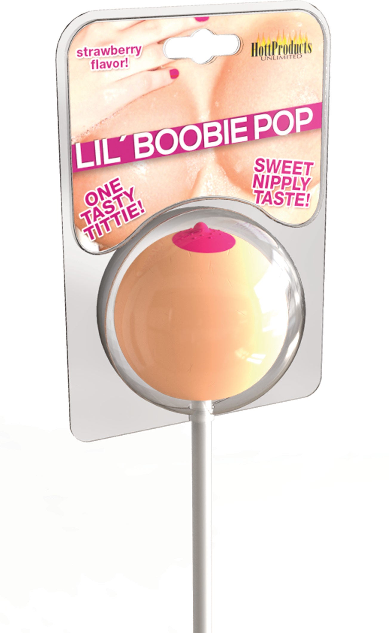 Lil Boobie Pop Strawberry Flavored Edible Adult Candy Treat Beige > Relaxation Zone > Edible Treats