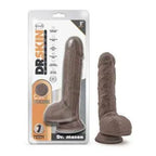 Dr. Skin Silicone Dr. Mason Realistic Dildo With Suction Cup Brown > Dildos > Realistic Dildos