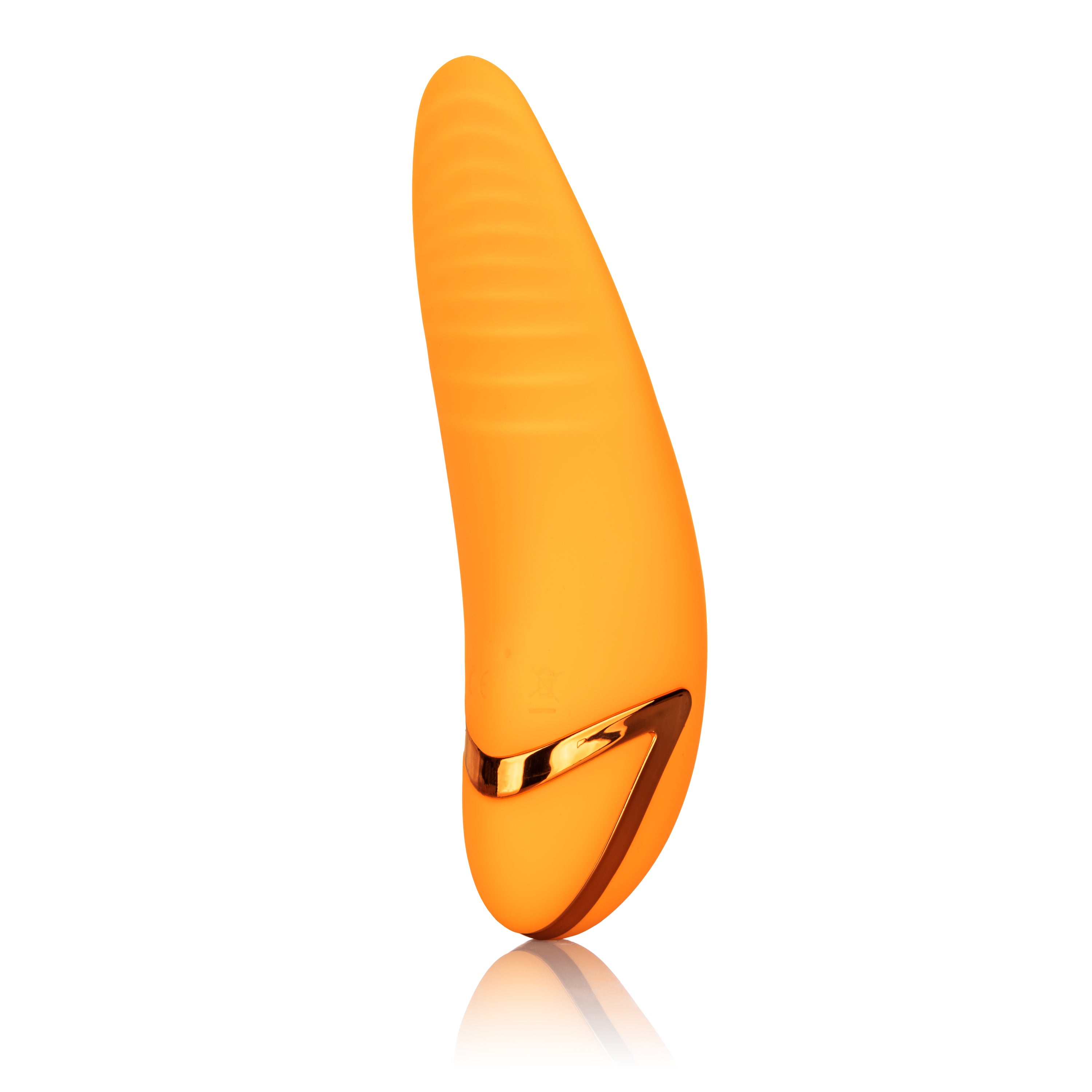 California Dreaming Hollywood Hottie Orange Mini Massager with 10 Vibration Functions and USB Rechargeable Vibrators