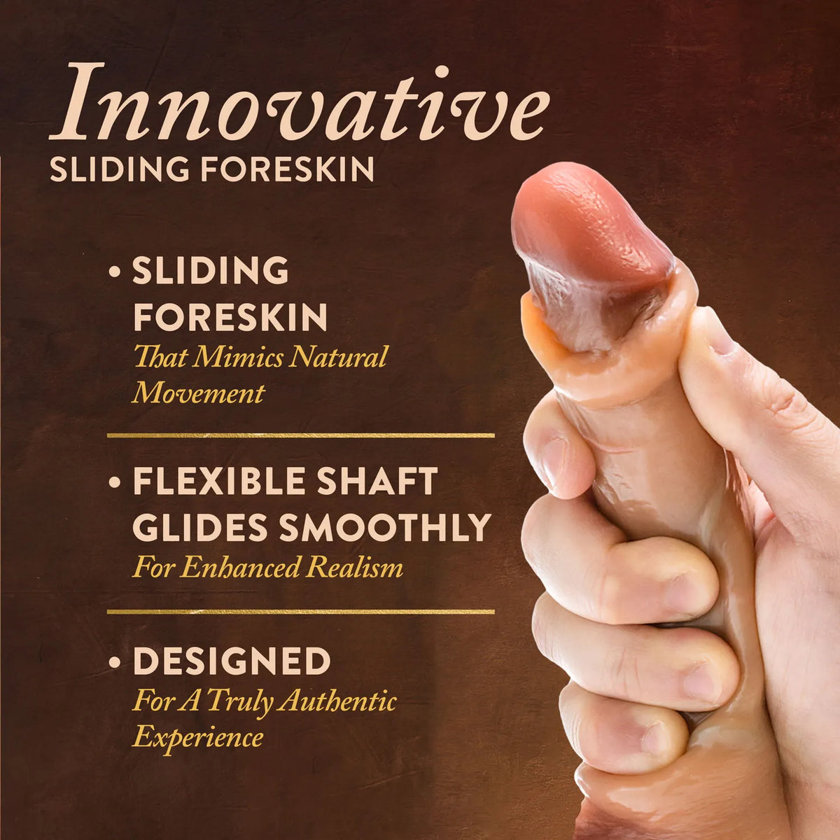 Renaissance DaVinci – 8 Inch Realistic Dual Density Dildo > Dildos > Realistic Dildos